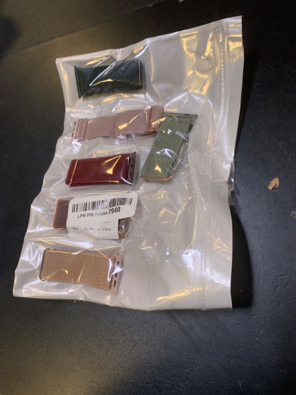 Photo 1 of 10 Pack Stretchy Bands Compatible with Apple Watch Band 40mm 38mm 41mm 42mm 44mm 45mm 46mm 49mm Women Men, Water-Resistant Solo Loop Elastic Sport Straps for iWatch Series 11 10 9 8 7 6 5 4 3 SE Ultra