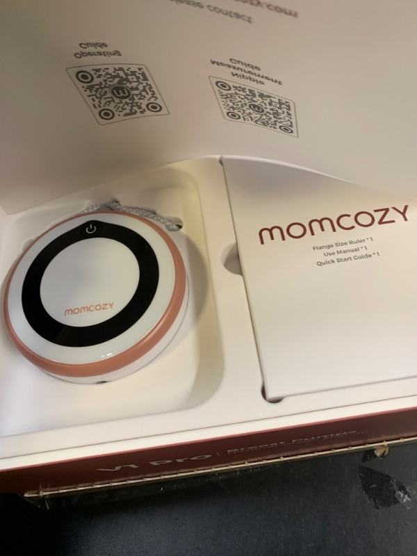 Photo 1 of Momcozy Breast Pump V1 Pro Hospital-Grade, Hands-Free & Portable Wearable Pump, Upgraded Electric Pump with 3 Fine-Tuned Rhythms|15 Levels, Come with Leak-Proof DoubleFit Flange, Cozy Red.