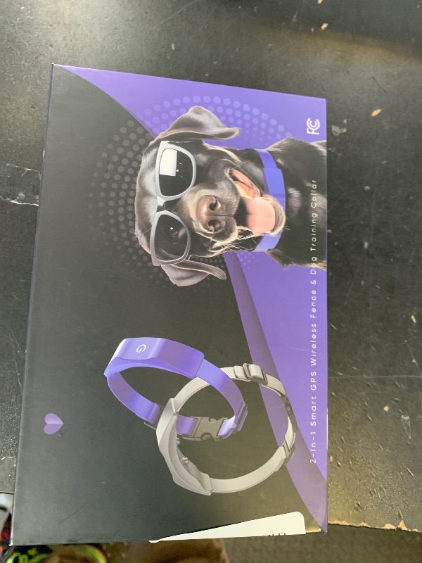 Photo 1 of GPS Electric Dog Fence with Free App, Wireless Fence System with Training Collar, Adjustable of Dogs Portable for Outdoor Use, Rechargeable Waterproof Flexiable Collar, (Grey)