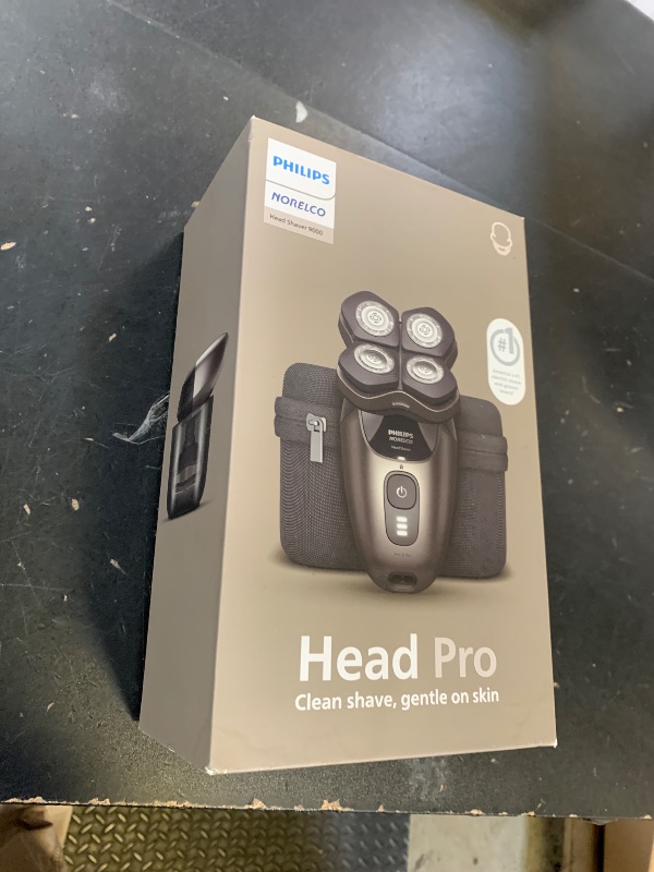 Photo 1 of Philips Norelco Head Shaver Pro 9000 Series - Electric Shaver for Men and Women, 360° Flexing Head & ComfortCut Blades for Clean Shave, Gentle on Skin, Model HS9980/40