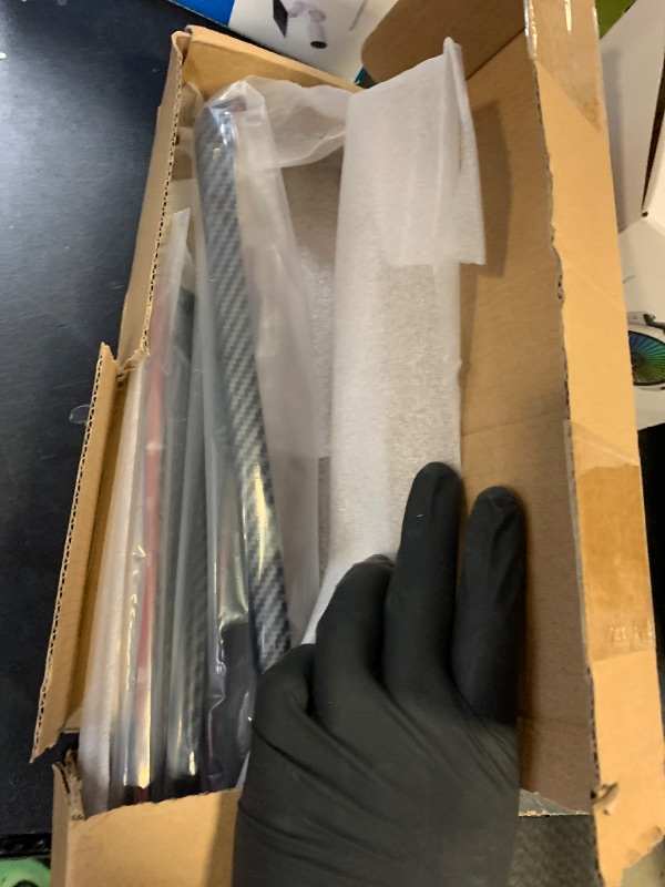 Photo 1 of KoLeddy for C8 Corvette Carbon Fiber Dashboard Cover Trim Accessories for Corvette C8 2020-2024 (Red)