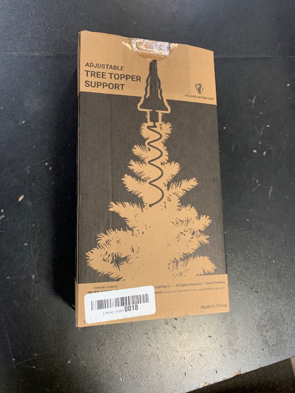 Photo 1 of [Christmas Tree Topper Holder] - Twist-on Holiday Universal Tree Topper Stabilizer Fits Most Base Types- Metal Green Support Rod with Adjustable attachments to stabilize Seasonal Treetop Ornaments