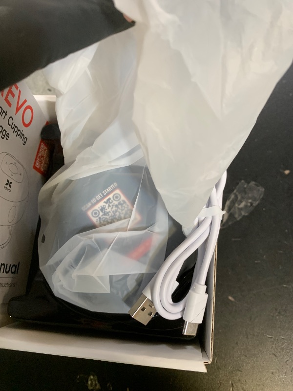 Photo 1 of REVO The Original 4-in-1 Smart Cupping Therapy Massager, Red Light Therapy for Targeted Pain Relief, Knots, Aches, Muscle Soreness, Circulation & Tighter Skin, Portable Cupping Kit