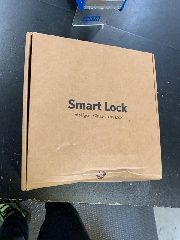 Photo 1 of Smart Gate Lock, Electronic Gate Locks for Outdoor Fence, Keyless Smart Rim Lock, Electric Sided Keypad Locks with App Control, IC Card, Keys Touchscreen Perfect for Fence and Outdoor (Black)