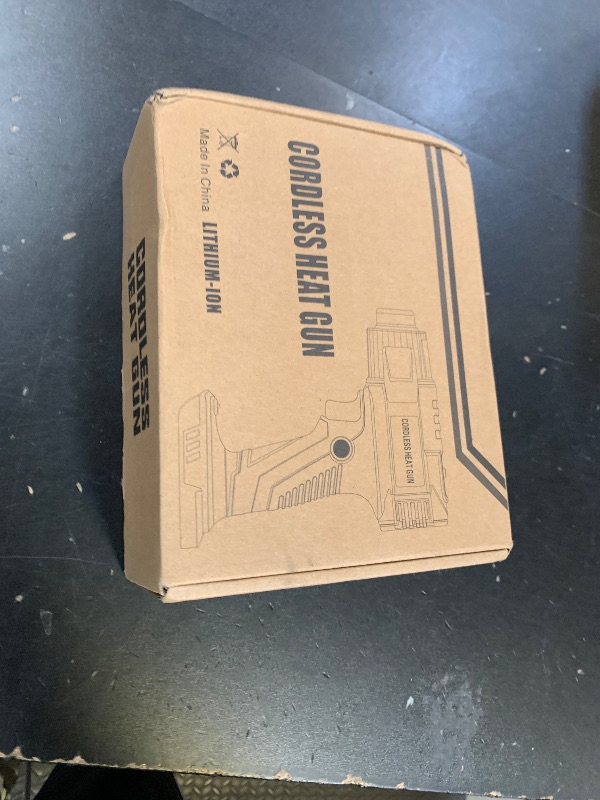 Photo 1 of ?380W?1022°F & 572°F?Cordless Heat Gun Compatible with Milwaukee M18 18V Battery, Portable Hot Air Gun Fast Heating Dual Temp with LED Light 4 Nozzles for Shrink Tubing, Resin, Vinyl Wrap (No Battery)