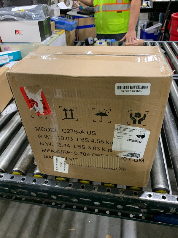 Photo 1 of Amazon Basics 8-Sheet High Security Cross Cut Paper and Credit Card Shredder with P-4 Security, Auto Shut-off, Black