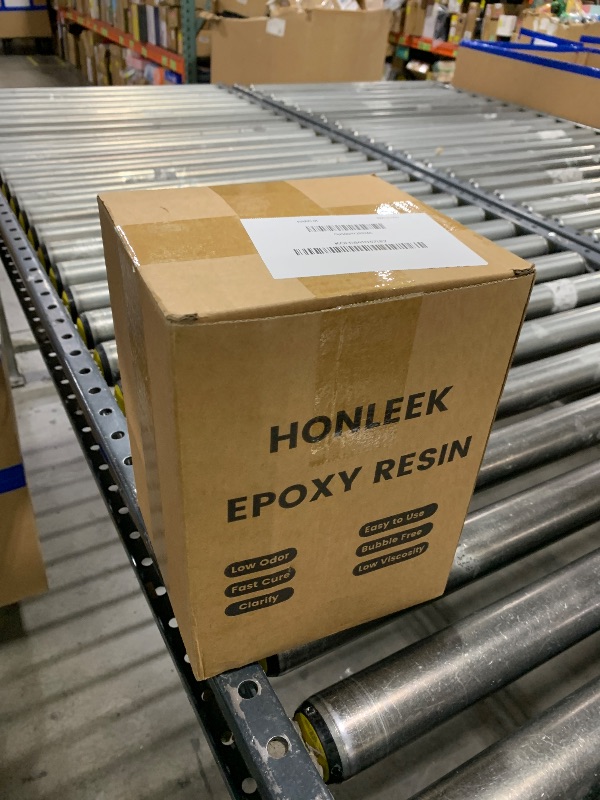 Photo 1 of 1 Gallon Crystal Clear Epoxy Resin Kit - Not-Yellowing No-Bubble, Self Leveling Easy Pour - 1:1 Ratio High Gloss Casting & Coating Resin for Art Crafts, Jewelry Making, Wood & Molds