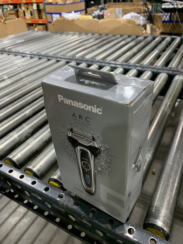 Photo 1 of Panasonic ARC5 Electric Razor for Men with Pop-Up Trimmer, Wet/Dry 5-Blade Electric Shaver with Intelligent Shave Sensor and Multi-Flex Pivoting Head – ES-LV65-S (Silver)