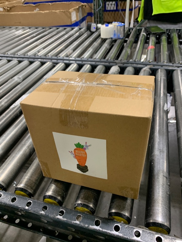 Photo 1 of [ Rotatable Bunny Carrot ]6Ft Lighted Easter Inflatable Outdoor Decorations, Blow Up Bunny with Built-in 4 LED Lights,Easter Blow up Yard Decorations for Indoor Outdoor Garden Lawn Holiday Party Decor