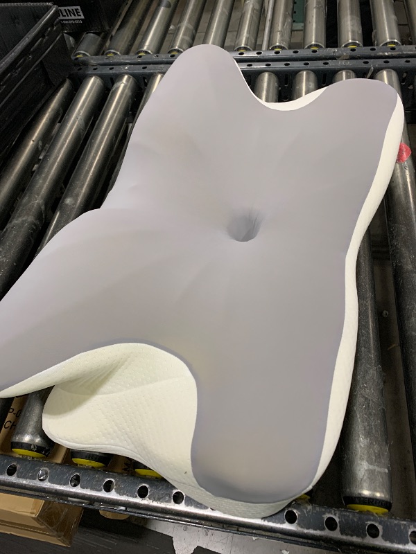 Photo 1 of  Effective Pain Relief Cervical Neck Pillow for Sleeping, Ergonomic Cooling Side Sleeper Pillow for Neck Support, Orthopedic Contour Memory Foam Pillows, Bed Pillow for Back Stomach Sleeper 