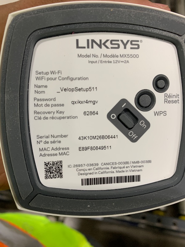 Photo 1 of Linksys Atlas Pro 6 WiFi Router - AX5400 WiFi 6 Router - Dual-Band Mesh Wifi System - WiFi 6 Mesh Routers for Wireless Internet - Connect 60+ Devices, 5,400 sq ft, MX5502 2-Pk