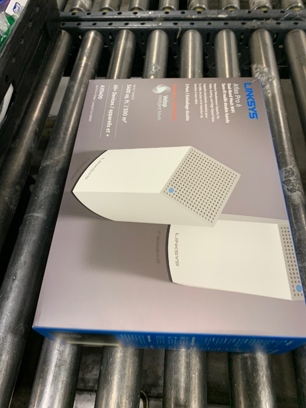 Photo 1 of Linksys Atlas Pro 6 WiFi Router - AX5400 WiFi 6 Router - Dual-Band Mesh Wifi System - WiFi 6 Mesh Routers for Wireless Internet - Connect 60+ Devices, 5,400 sq ft, MX5502 2-Pk
