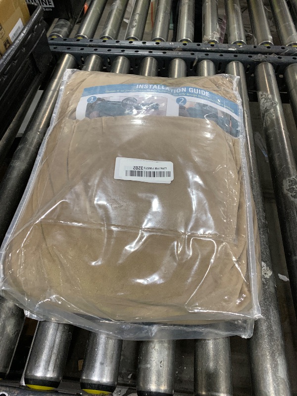 Photo 1 of H.VERSAILTEX Real Velvet Plush 3 Piece Stretch Sofa Covers Couch Covers for 2 Cushion Couch Sofa Slipcovers Width Up to 90 Inch Feature Thick Soft Stay in Place (Large Sofa, Camel)