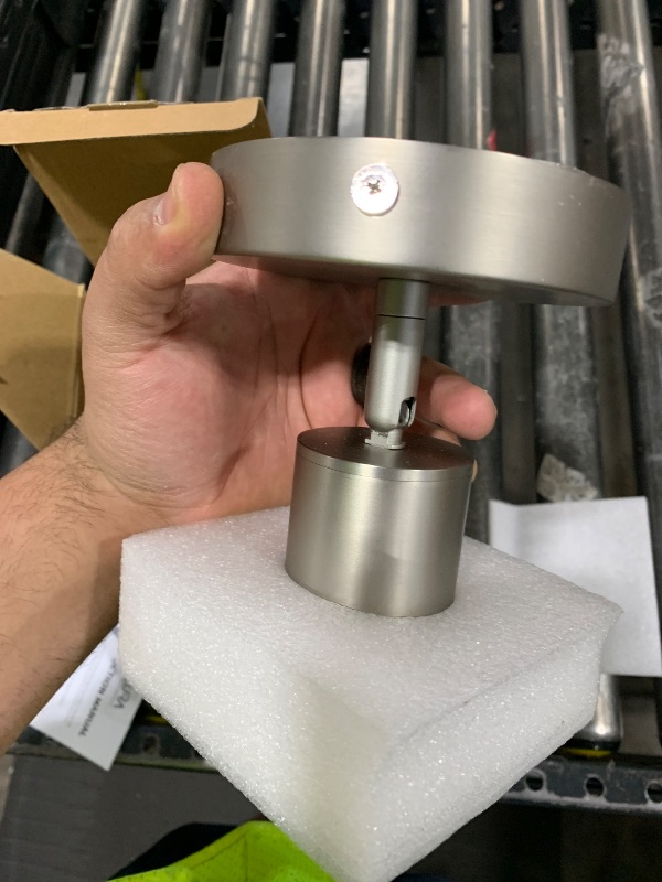 Photo 1 of LED Ceiling Spotlight - Adjustable Rotatable 350° & 90° Tilt, 7W (770 lm) 3000K CRI ?97, Flicker-Free Anti-Glare, Brushed Nickel, Spot Light for Living Room, Bedroom, Corridor, Artworks