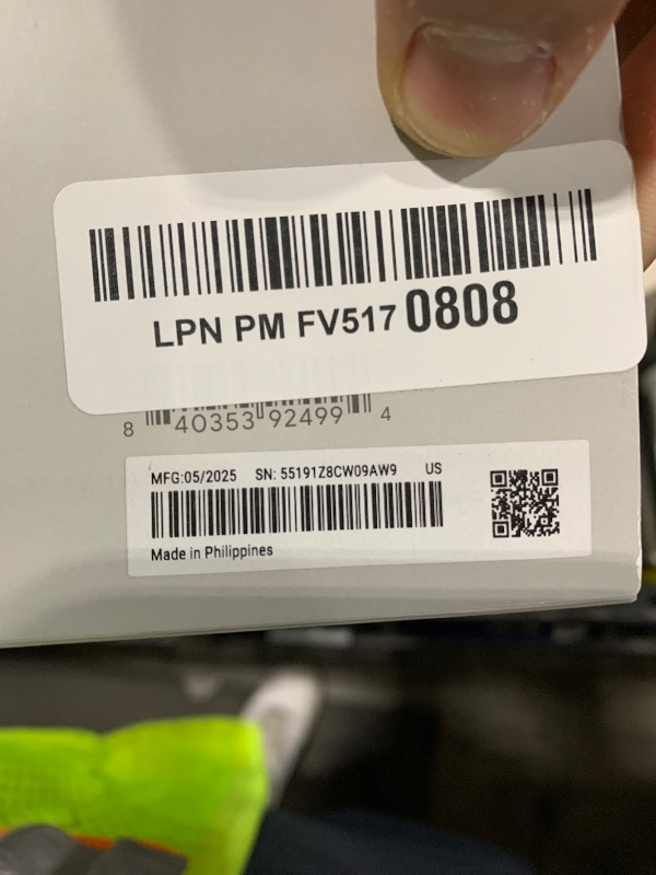 Photo 1 of Google Nest Cam Outdoor (Wired, 2nd Gen) - Security Camera with 2K Video and Gemini, Night Vision, 2-Way Audio - Works with Google Home - 2025 Model - Snow