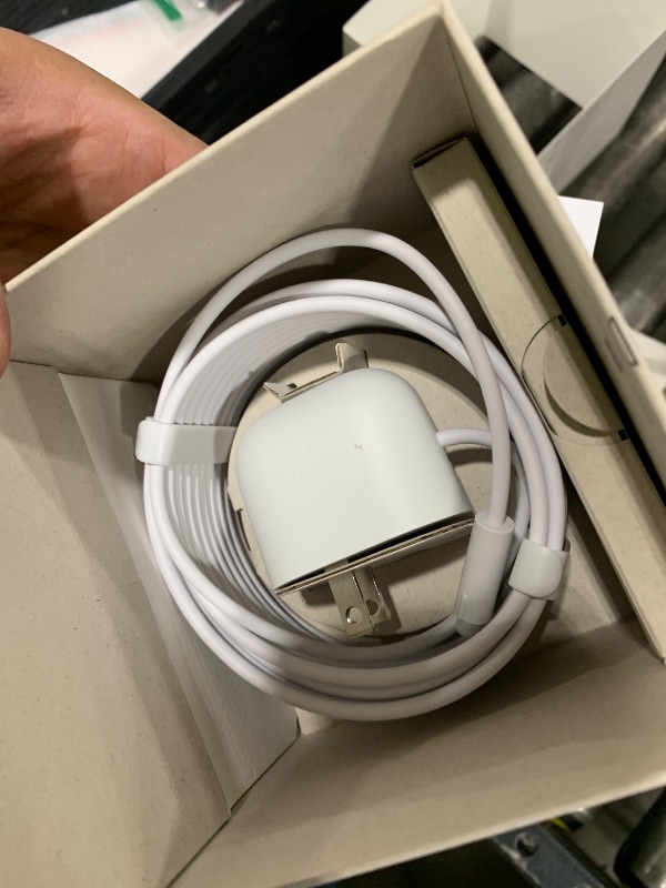 Photo 1 of Google Nest Cam Outdoor (Wired, 2nd Gen) - Security Camera with 2K Video and Gemini, Night Vision, 2-Way Audio - Works with Google Home - 2025 Model - Snow