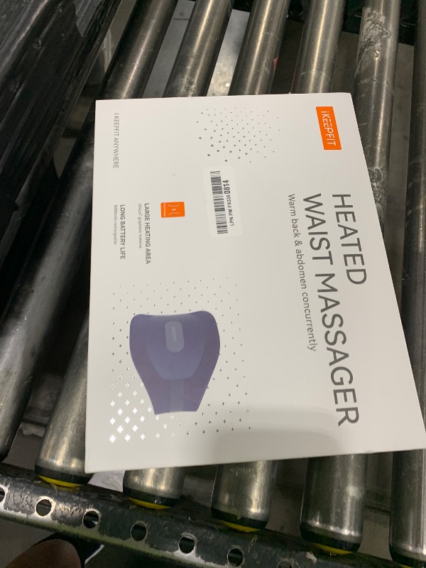 Photo 1 of IKEEPFIT Portable Heating Pad for Back, Cordless Wearable Heat Belt with Massager for Lower Back Pain Relief, Battery Powered 8000 mAh Rechargeable, MAXwarm® 3.0, Gift for Women Men 90-310 lbs