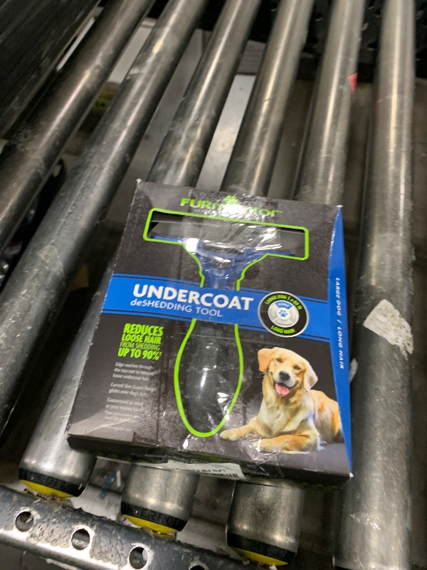Photo 1 of FURminator Undercoat Deshedding Tool for Dogs, Deshedding Brush for Dogs, Removes Loose Hair and Combats Dog Shedding