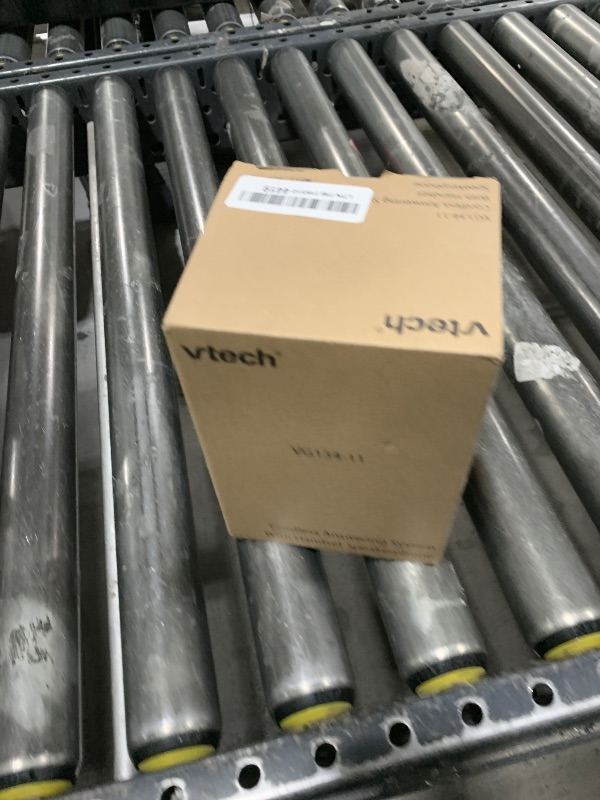 Photo 1 of [New] VTech VG134-11 DECT 6.0 Cordless Home Phone with Bluetooth Connection, Digital Answering Machine, Backlit Display,Full Duplex Speakerphone, Caller ID/Call Waiting,1000 ft Range (Black)