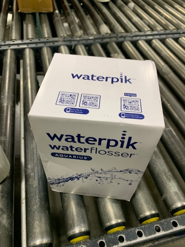 Photo 1 of Waterpik Aquarius Water Flosser For Teeth Cleaning, Gums, Braces, Dental Care, Electric Power With 10 Settings, 7 Tips For Multiple Users And Needs, ADA Accepted, White WP-660, Packaging May Vary
