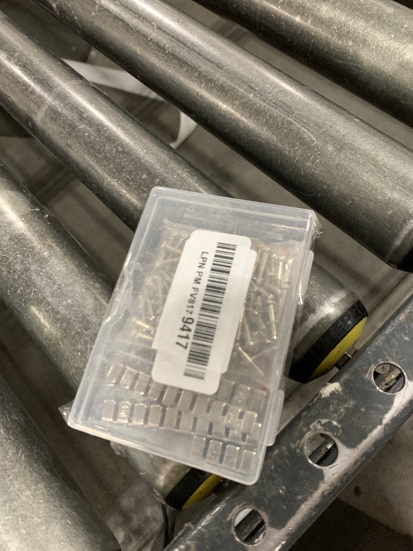 Photo 1 of 10 Pcs Fixed Bridge Jumper, FBI-10-6 Fixed Bridge Connectors for DIN Rail Terminal Blocks, Insert-Pull Bridging, Compatible with UK2.5B and UK5N, 10 Pole, 100 Screws Included