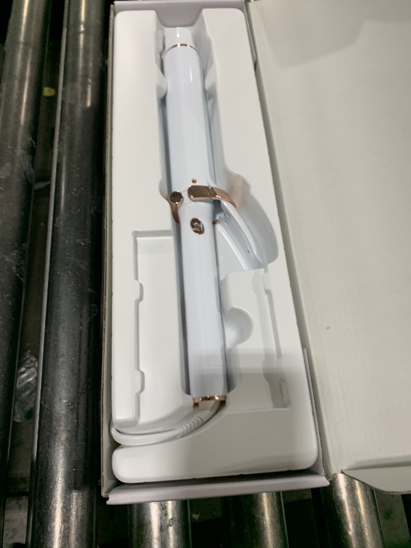 Photo 1 of T3 SinglePass Curl X Extra-Long Barrel Curling Iron with 9 Heat Settings and Ceramic Barrel for Fast Styling and Lasting Results on All Hair Types