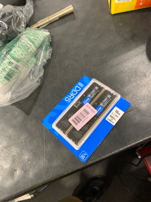 Photo 1 of Crucial 16GB DDR5 RAM Kit (2x8GB), 5600MHz Desktop Memory, UDIMM 288-Pins, Compatible with Intel Core and AMD Ryzen 7000 - CT2K8G56C46U5