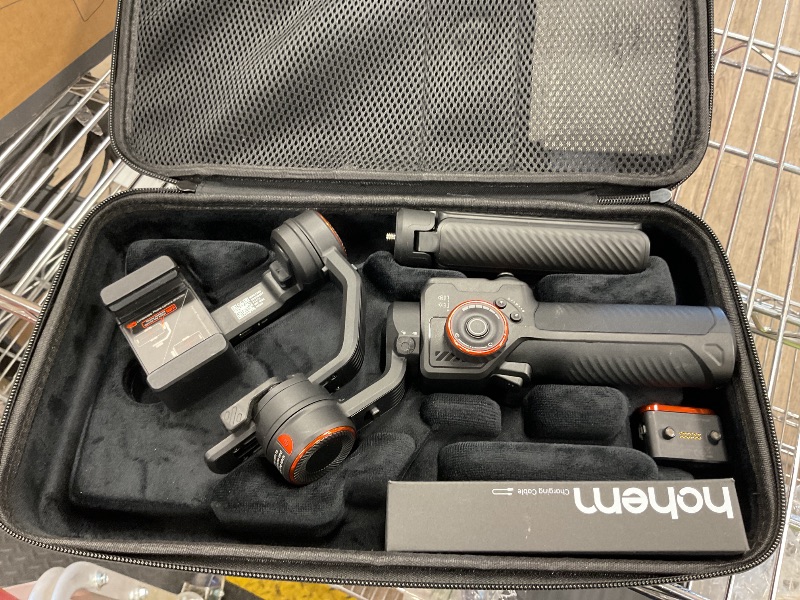 Photo 1 of Hohem iSteady M7 Gimbal Stabilizer for Smartphone, Magnetic AI Tracker Fill Light, Detachable Touchscreen Remote Controller, Built-in Extension Rod, 500g Payload Gimbal Stabilizer for iPhone Android