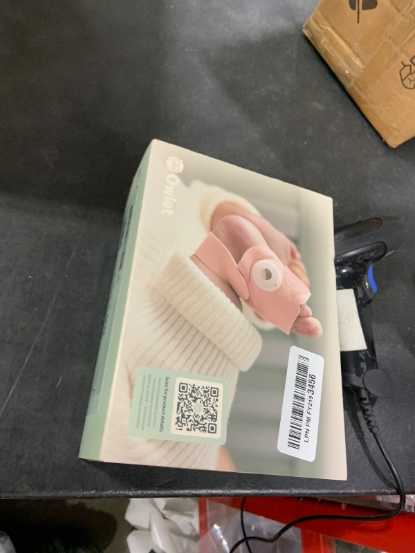 Photo 1 of Owlet Dream Sock® - FDA-Cleared Smart Baby Monitor - Track Live Pulse (Heart) Rate, Oxygen in Infants - Receive Notifications - Dusty rose