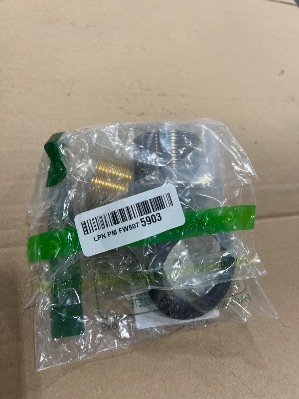 Photo 1 of PRIMSOPH Tip-Toe Tub Drain Trim Kit with One Hole Overflow Faceplate Conversion Kit Assembly Universal Fine Coarse Thread Replacement Brushed Nickel