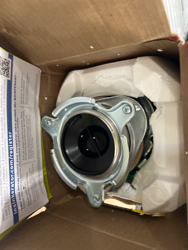 Photo 1 of InSinkErator Badger 5 Garbage Disposal with Power Cord, Standard Series 1/2 HP Continuous Feed Food Waste Disposer, Badger 5 W/C, No Size, Black/Gray