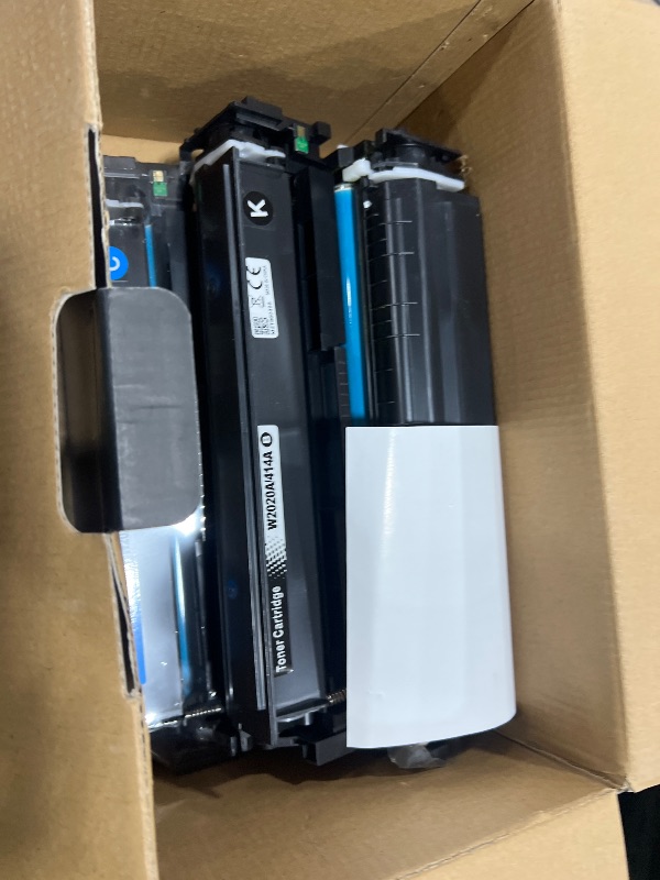 Photo 1 of 414A Toner Replacement Pro MFP M454dw M479fdw for HP 414A 414X Toner W2020A W2020X Works for Pro M479fdn M454dn M479 M454 Printer 4Pack(with Chip)