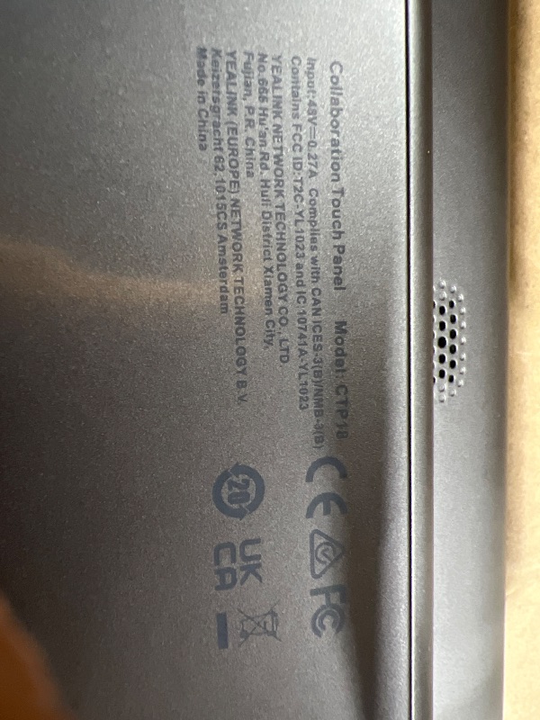 Photo 1 of Yealink A10-020 All-in-One Video Conferencing System 4K Conference Room Camera Android Meeting Bar A10 with CTP18 Touch Panel for Small Rooms Certified by Microsoft Teams Room, Zoom Room