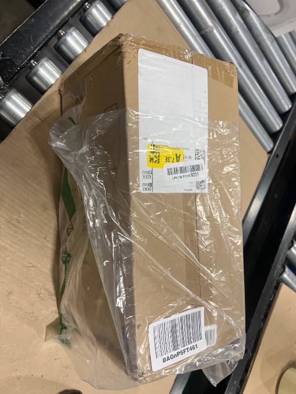 Photo 1 of EDISHINE Pendant Light Fixture, Handcrafted Art Glass Hanging Light, Hardwired Ceiling Light, White Marble Glass Shade, Adjustable Brushed Nickel Rods, E26 Base, Pendant Lamp for Kitchen Bathroom Bar