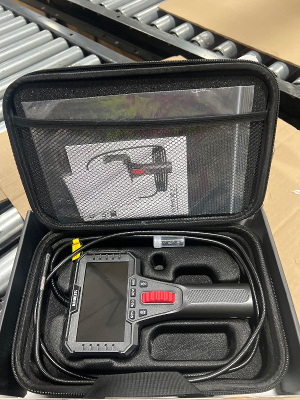 Photo 1 of Two-Way Articulating Borescope Camera with Light, 0.25in Slim Probe, Industrial Endoscope Inspection Camera with Light, 5.3FT Flexible Snake Scope for Automotive, HVAC and Aircraft Mechanics