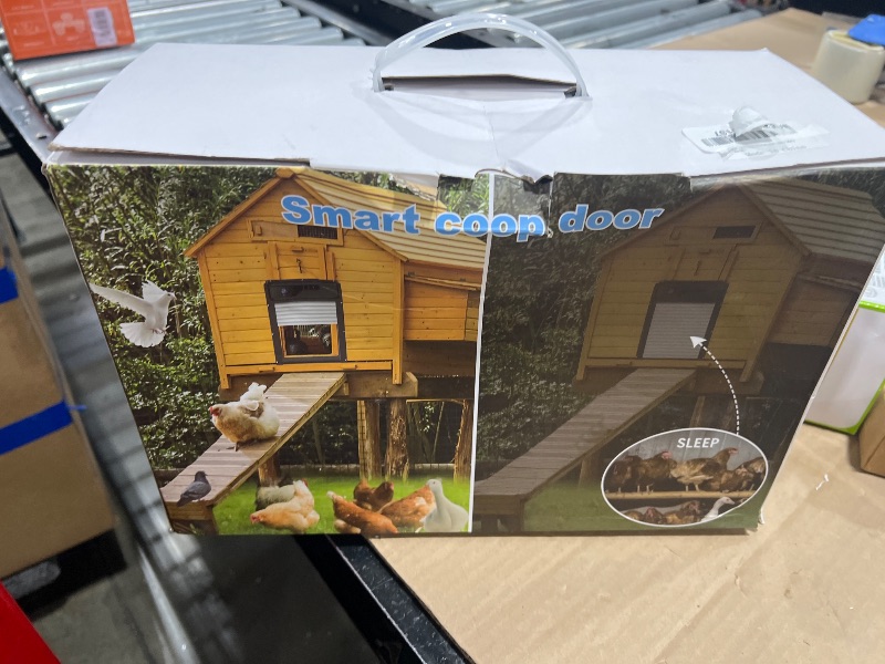 Photo 1 of Automatic Chicken Coop Door with HD Camera, Solar Powered, 5000mAh Battery, WiFi