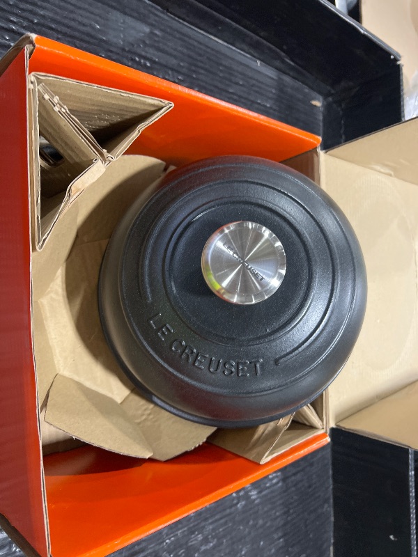 Photo 1 of Le Creuset Enameled Cast Iron Signature Round Bread Oven, 9.5 inch, Licorice