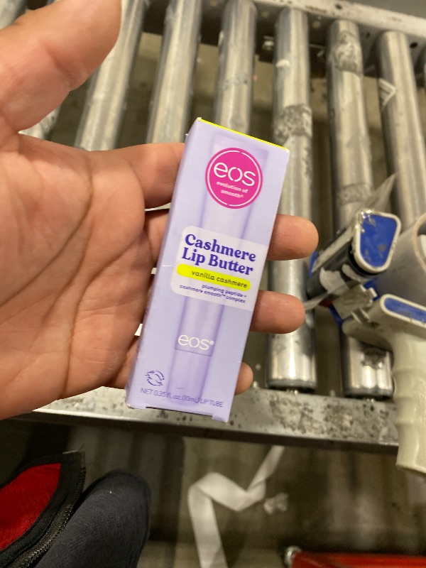 Photo 1 of **USED** eos Cashmere Lip Butter - Vanilla Cashmere, Plumping Peptides, Smoothing, eos Lip Butter, Shea Butter, Lip Mask, Lip Moisturizer, Soft Lips, 0.35 fl oz