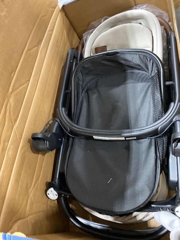 Photo 1 of Maxi-Cosi Tayla Max Baby Strollers, Modular with Adjustable Seat, Converts to Lie-Flat Carriage, Parent and World Facing View, Lightweight, Desert Wonder