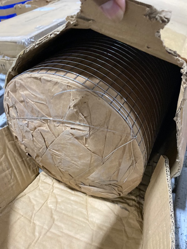 Photo 1 of Hardware Cloth 48inx100ft 1/2 Inch Galvanized, Chicken Wire Fence Chicken Rabbit Snake cage Wire Fence Mesh Roll,Garden Plant Welded Metal Wire Fence,Poultry Animal Netting cage Screen.