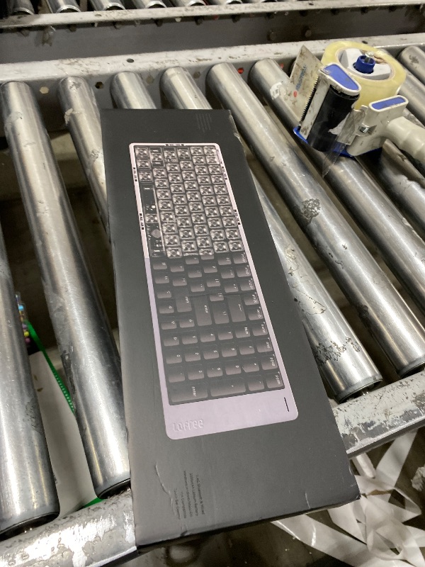 Photo 1 of LOFREE Flow2 Low-Profile Mechanical Keyboard, Aluminum Alloy with Pulse Tactile Switches, Rechargeable Wireless Keyboards with 3 Mode Connections for Windows, macOS (Space Gray, 100 Keys)