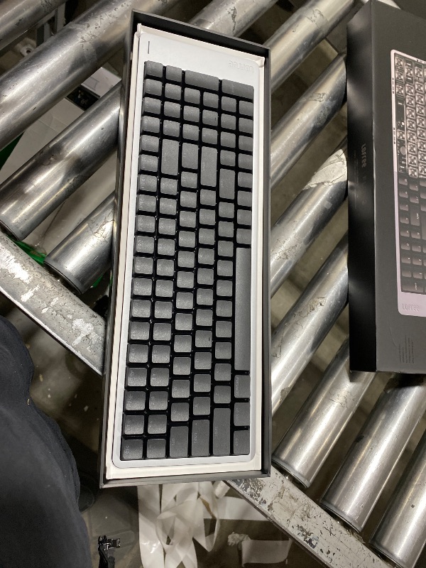 Photo 1 of LOFREE Flow2 Low-Profile Mechanical Keyboard, Aluminum Alloy with Pulse Tactile Switches, Rechargeable Wireless Keyboards with 3 Mode Connections for Windows, macOS (Space Gray, 100 Keys)