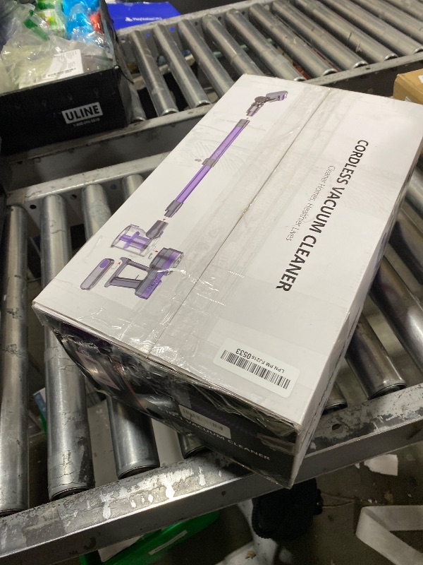 Photo 1 of WLOTPO Cordless Vacuum Cleaner for Home,Lightweight Stick Vacuum Cordless Rechargeable with Power Suction, Up to 35 Mins Runtime, Hardwood Floor Vacuum for Pet Hair,Carpets,Tile(Red Grey)