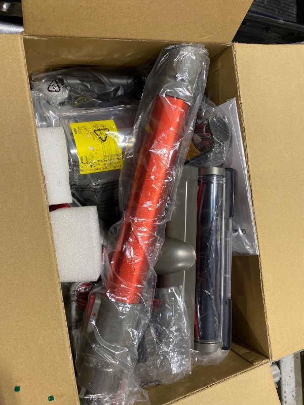 Photo 1 of WLOTPO Cordless Vacuum Cleaner for Home,Lightweight Stick Vacuum Cordless Rechargeable with Power Suction, Up to 35 Mins Runtime, Hardwood Floor Vacuum for Pet Hair,Carpets,Tile(Red Grey)