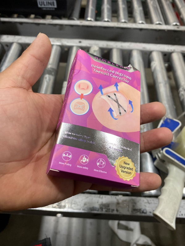 Photo 1 of 10 Patchs X-Shaped Upgrade Titanium Alloy Ingrown Toenail Corrector,At Home Ingrown Toenail Treatment for Man and Women,Ingrown Toenail Removal Kit,Curved Toenail Corrector (Small Size)