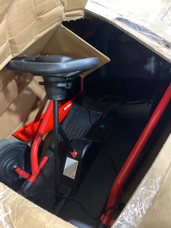 Photo 1 of EcoSummer Go Kart Electric Drift Kart Car, 24V Outdoor Ride on Toy, Fast 2×300W Motor, 8 MPH High Speed Drift Car, with Music and Slow Start, for Kids 8-12 Years Old Racing Toys (Green)