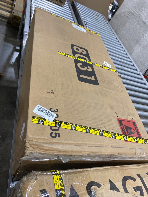 Photo 1 of Hogxp Vanity Desk with Sliding Mirror & Power Outlets - Dimmable LED Lighting, 4 Open Shelves, 2 Drawers, 1Storage Cabinet & Padded Stool - Ideal Bedroom Makeup Dressing Table ?White?