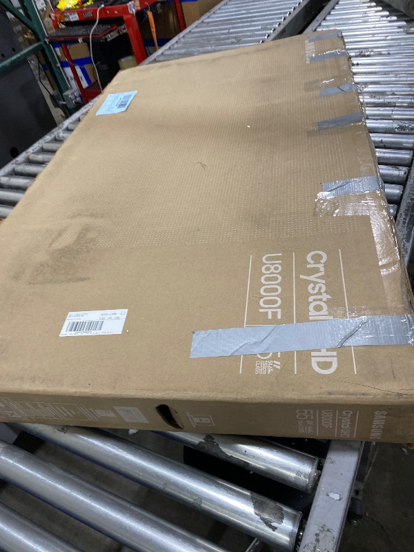 Photo 1 of Samsung 55-Inch Class Crystal UHD U8000F 4K Smart TV (2025 Model) Endless Free Content, Crystal Processor 4K, MetalStream Design, Knox Security, Compatible with Alexa SALVAGE FOR PARTS