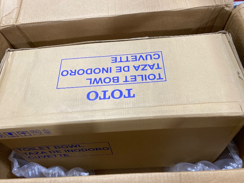 Photo 1 of TOTO® Drake® Two-Piece Elongated 1.28 GPF Universal Height TORNADO FLUSH ® Toilet with 10 Inch Rough-In, CEFIONTECT®, and SoftClose® Seat, WASHLET®+ Ready, Cotton White - MS776124CEFG.10#01