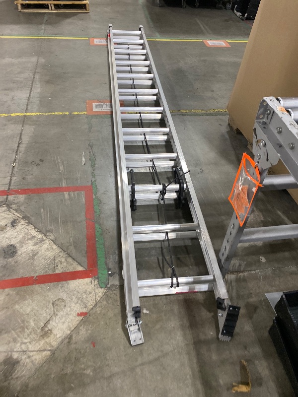 Photo 1 of Louisville Ladder 24-foot Aluminium Extension Ladder, 300-Pound Load Capacity, Type IA, AE2224